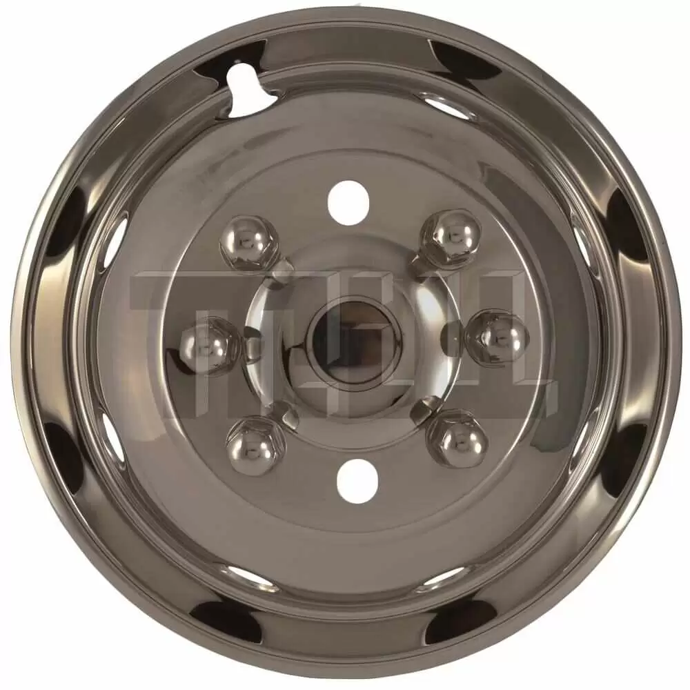 16" Deep Dish Stainless Steel Wheel Simulator Set 8 Lug Phoenix NF98
