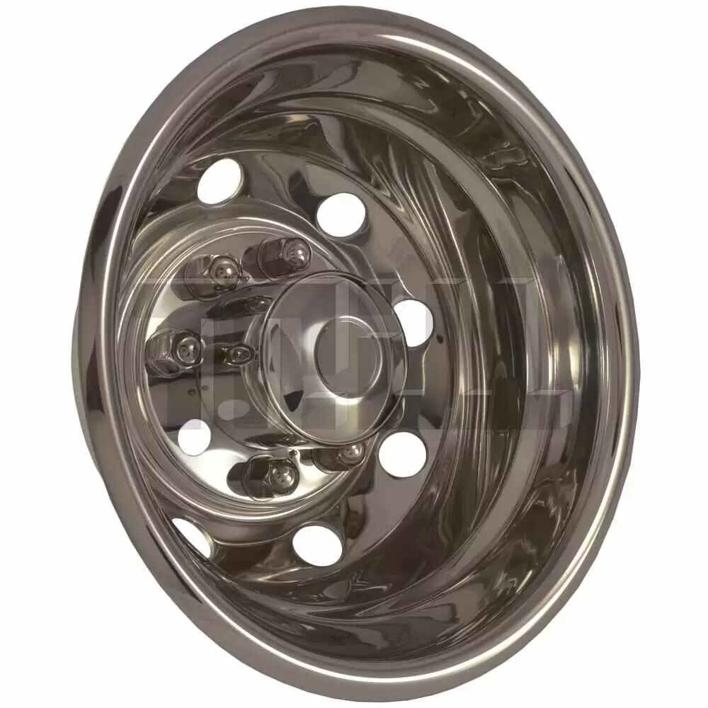 16" Deep Dish Stainless Steel Wheel Simulator Set - 8 Lug Phoenix NF98