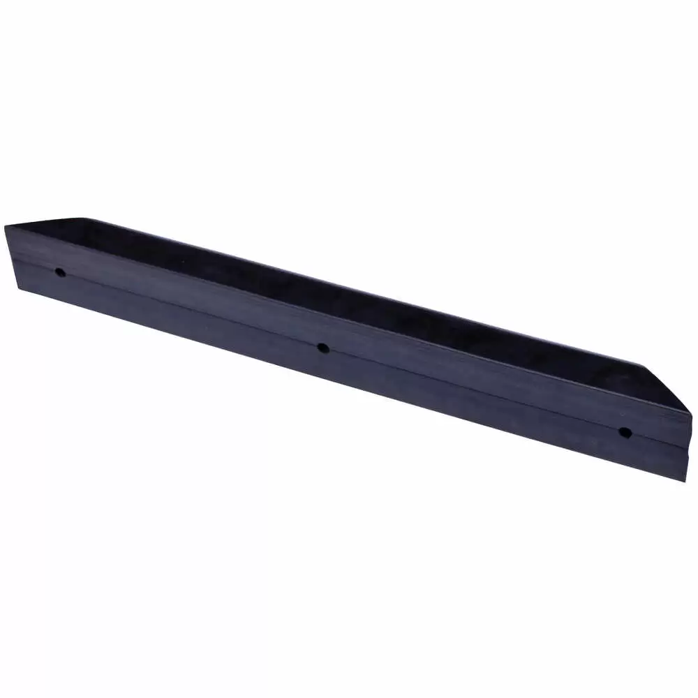 18" Rubber D Bumper with angled ends