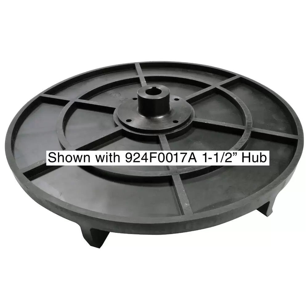 18" Universal CW Poly Spinner Disk with 4-Bolt Hole Pattern for Hub