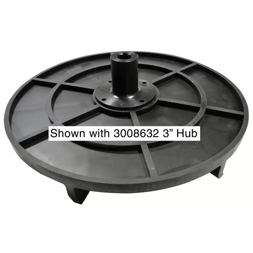 18" Universal CW Poly Spinner Disk with 4-Bolt Hole Pattern for Hub
