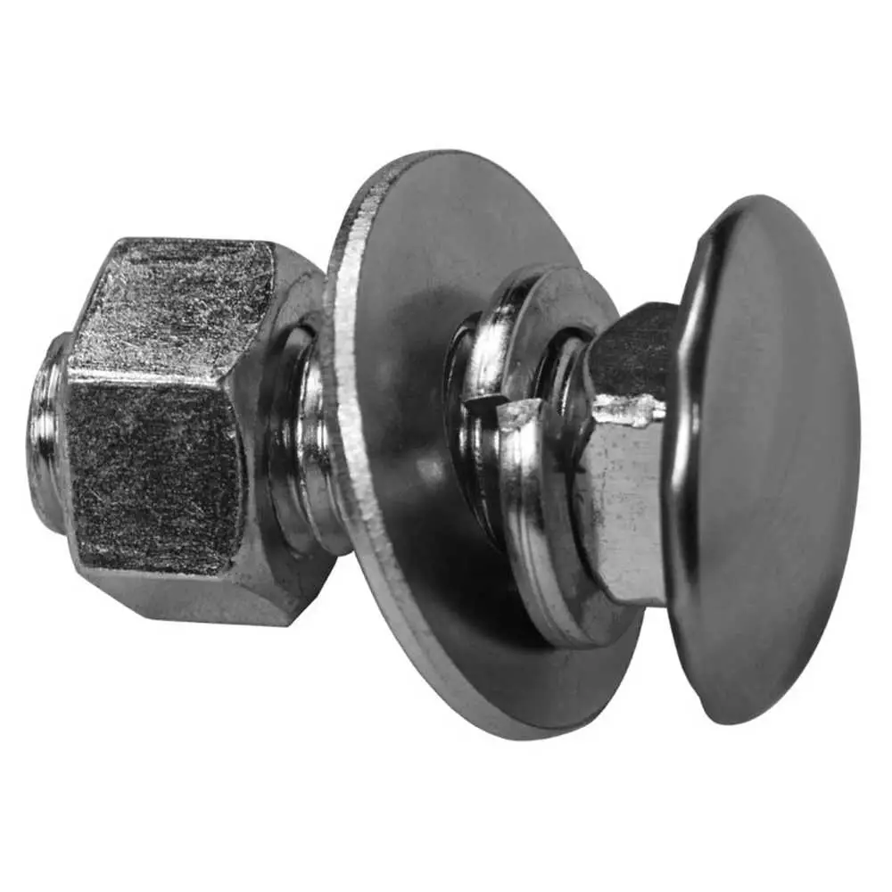 1947-1987 Chevrolet Pickup Truck CK Low Dome Bumper Bolt with Polished Stainless-Steel Cap