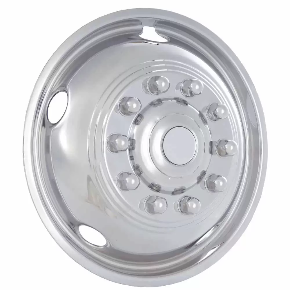19.5" Stainless Steel Wheel Simulator Set for 6" Wide Wheels 10 lug