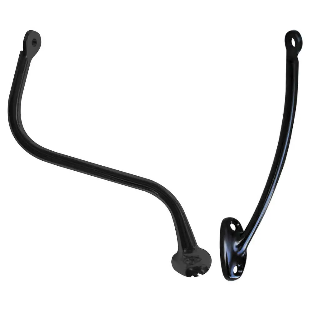 1953-1953 GMC Pickup Truck CK 1st Series Left & Right Outside Mirror Arm, Black PAIR