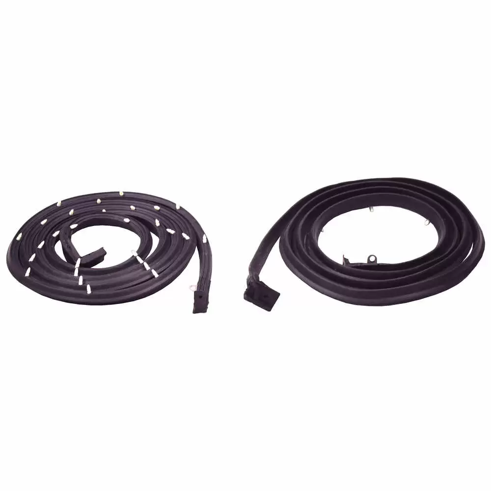 1955-1957 Chevrolet Bel Air Door Seal Weatherstrip - A Body - Hardtop & Convertible - Pair