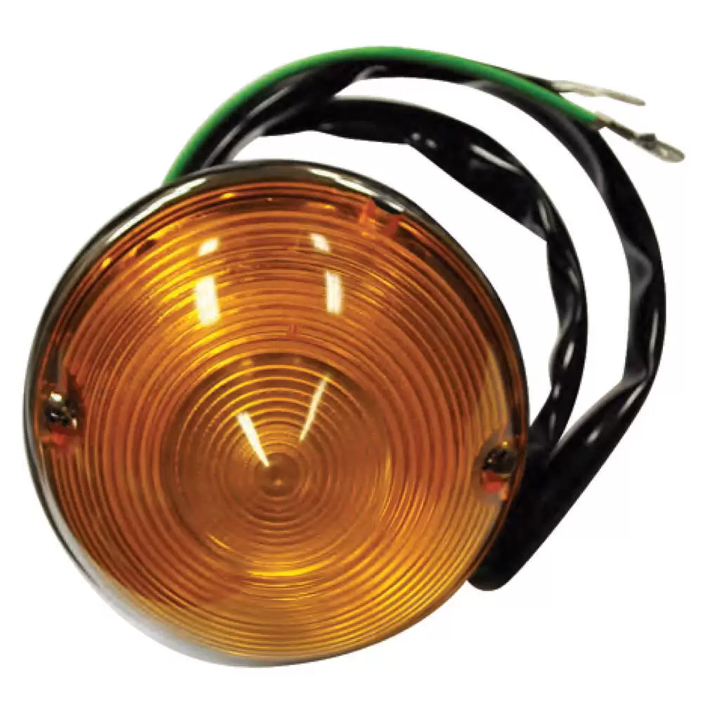 1955-1957 GMC Pickup Truck CK 2nd Series Park Light Assembly with Amber Lens 0847-525