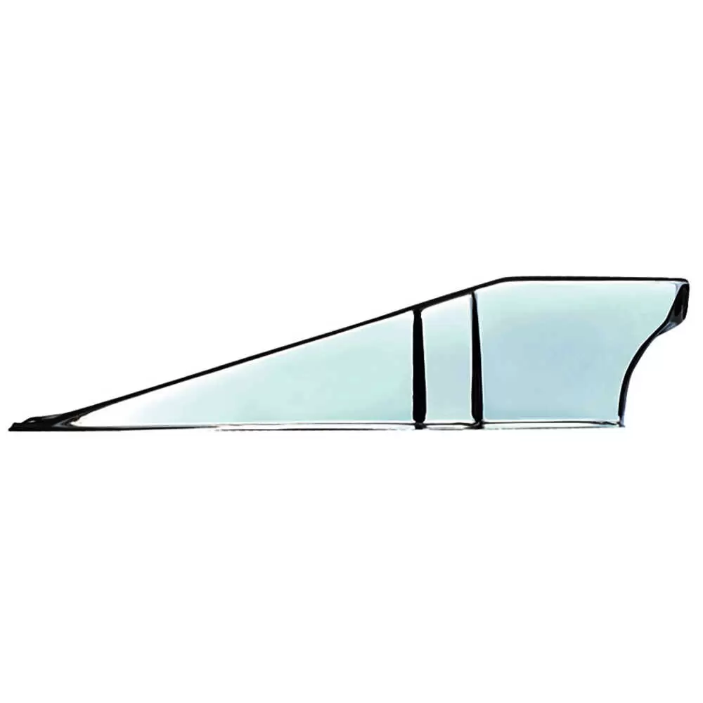 1960-1966 GMC Pickup Truck CK Radiator Support Upper Tie Bar Baffle - Chrome - 0848-048 Right Side