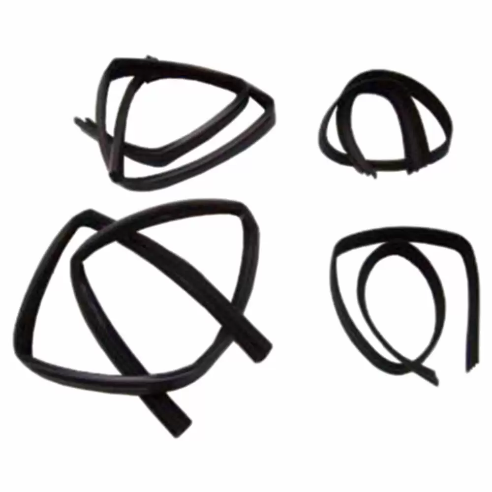 1961-1961 Dodge D Series Pickup Truck Felt Glass Run Window Channel Kit - Left and Right Side