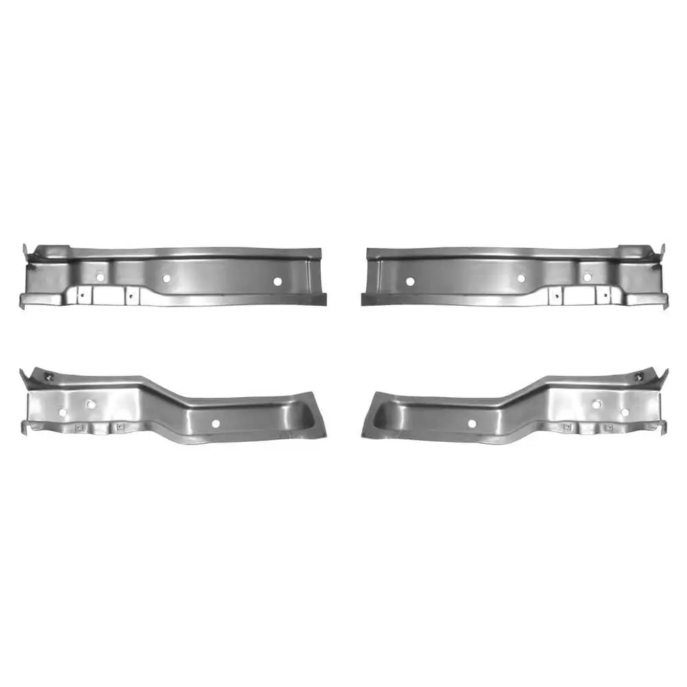 1961-1964 Chevrolet Bel Air Front & Rear Floor Braces Kit at cowl. Partial