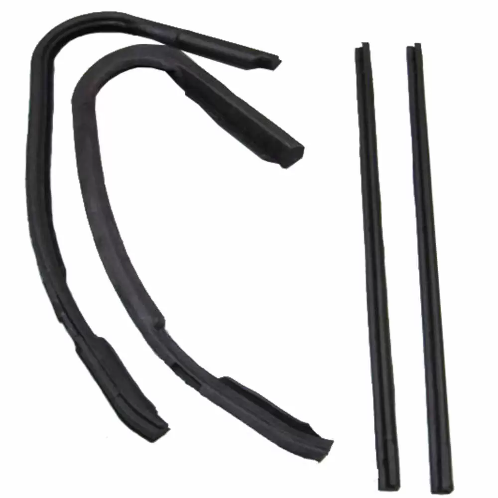1962-1962 Ford F100 Pickup Truck Vent Window Weatherstrip Kit - 4 Pieces