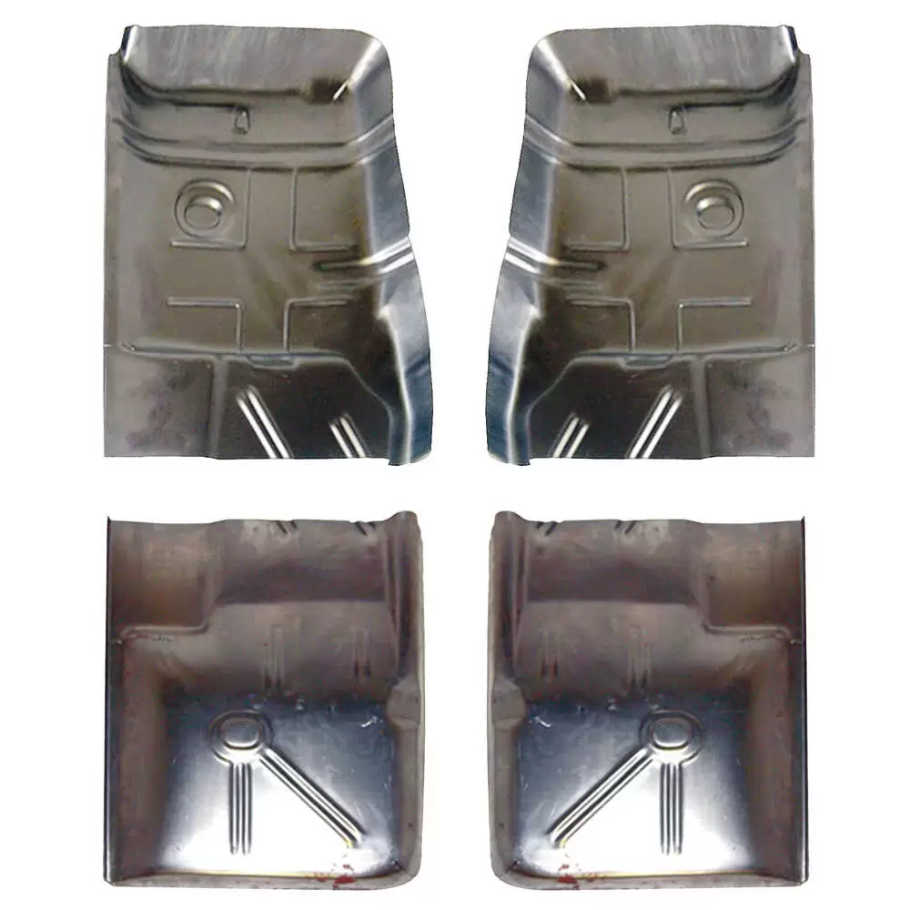 1962-1967 Chevrolet Nova Front & Rear Floor Pan Section Kit.