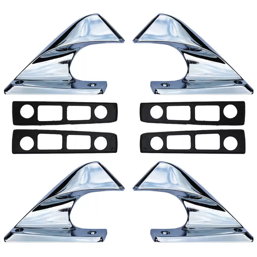 1963-1983 Jeep Wagoneer SJ Multi Fit Bed Rail and Roof Rack 8 Piece Kit CP117K