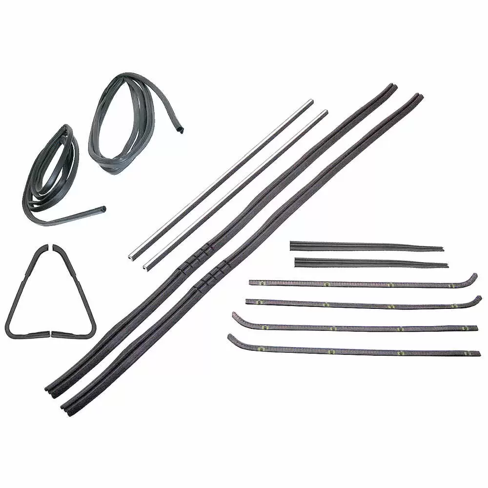 1964-1966 GMC Pickup Truck CK Sweep Belt, Glass Window Run Channel, Vent Window & Door Seal Kit