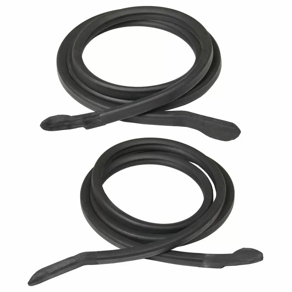 1965-1966 Ford Mustang Door Seal Weatherstrip - Pair - Driver and Passenger Side
