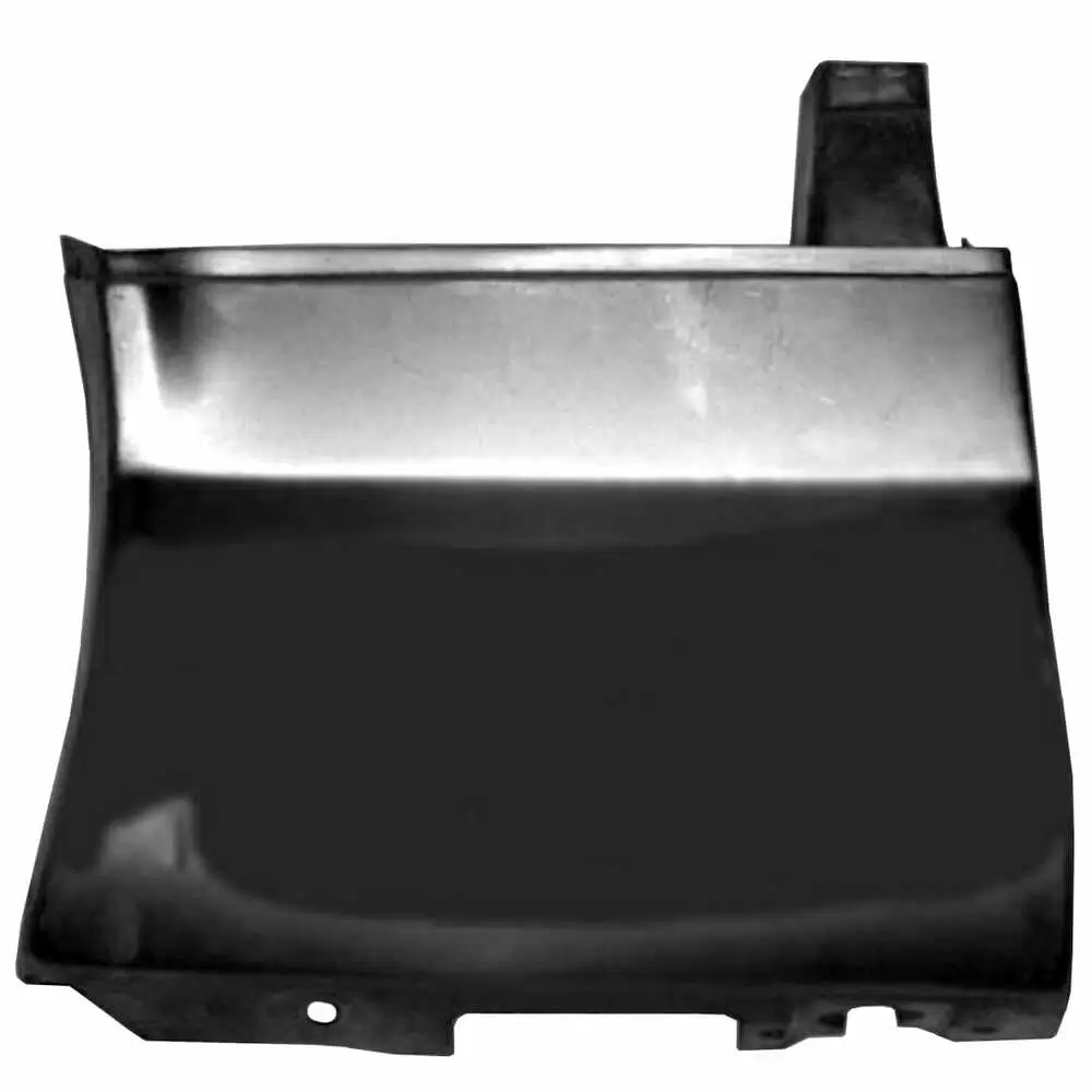 1966-1967 Pontiac Lemans Front Fender Lower Rear Section with brace & rocker molding clip holes - Left Side