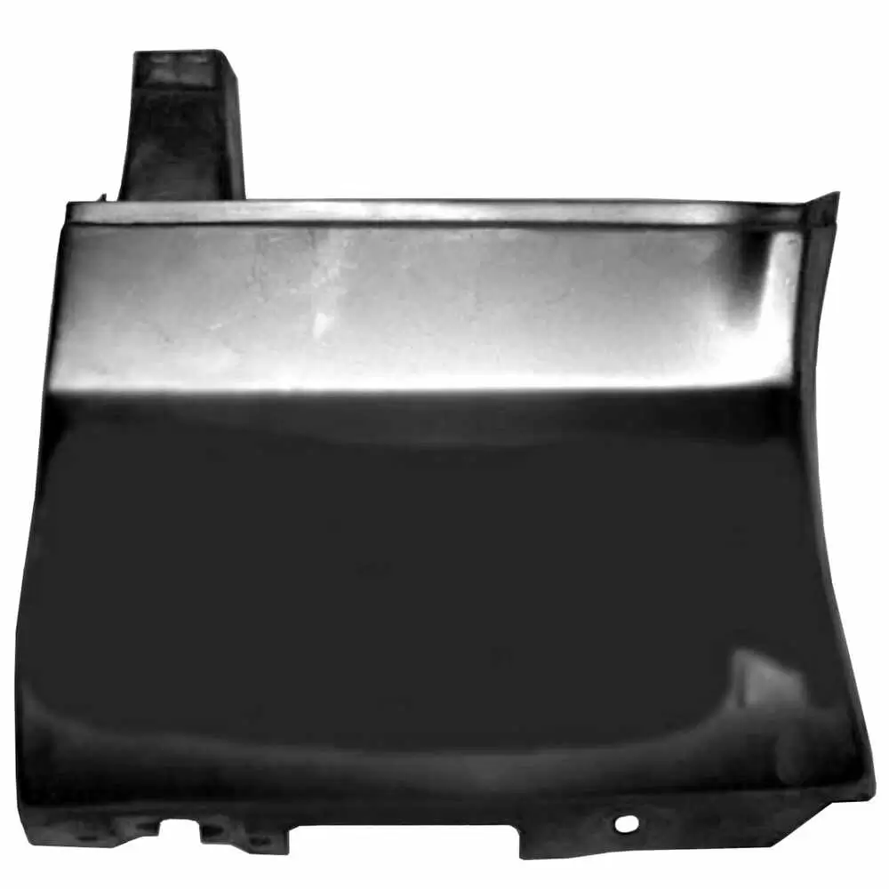1966-1967 Pontiac Lemans Front Fender Lower Rear Section with brace & rocker molding clip holes - Right Side