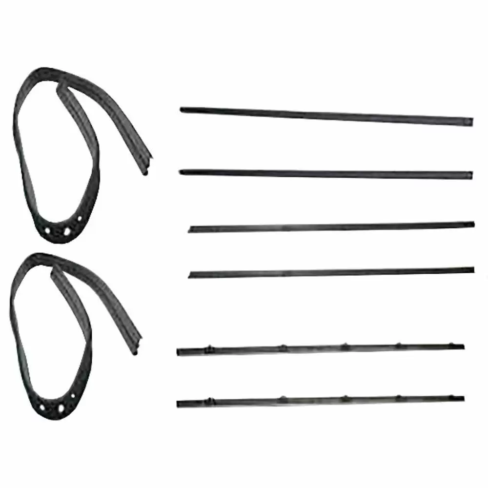 1967-1967 Chevrolet Blazer Felt Window Sweep Belt Kit with Window Division Bar