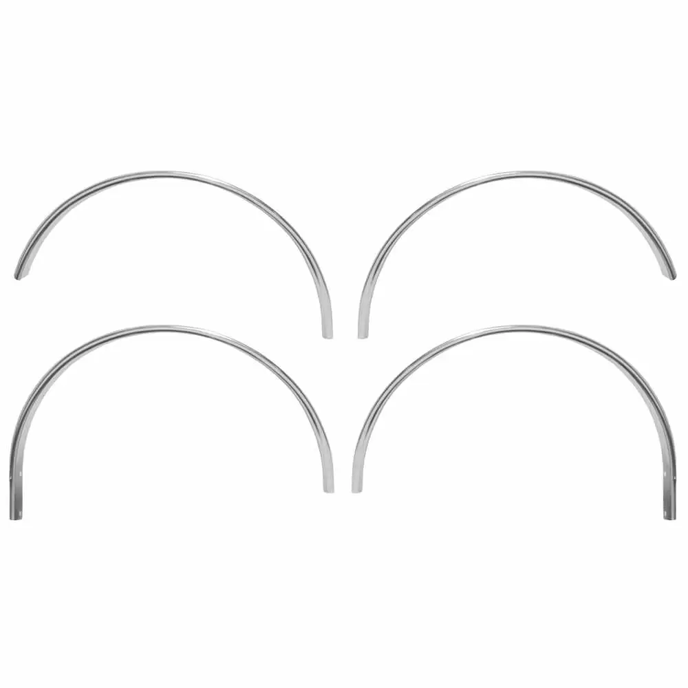 1967-1968 Pontiac Firebird Front Wheelwell Molding Kit 4pcs