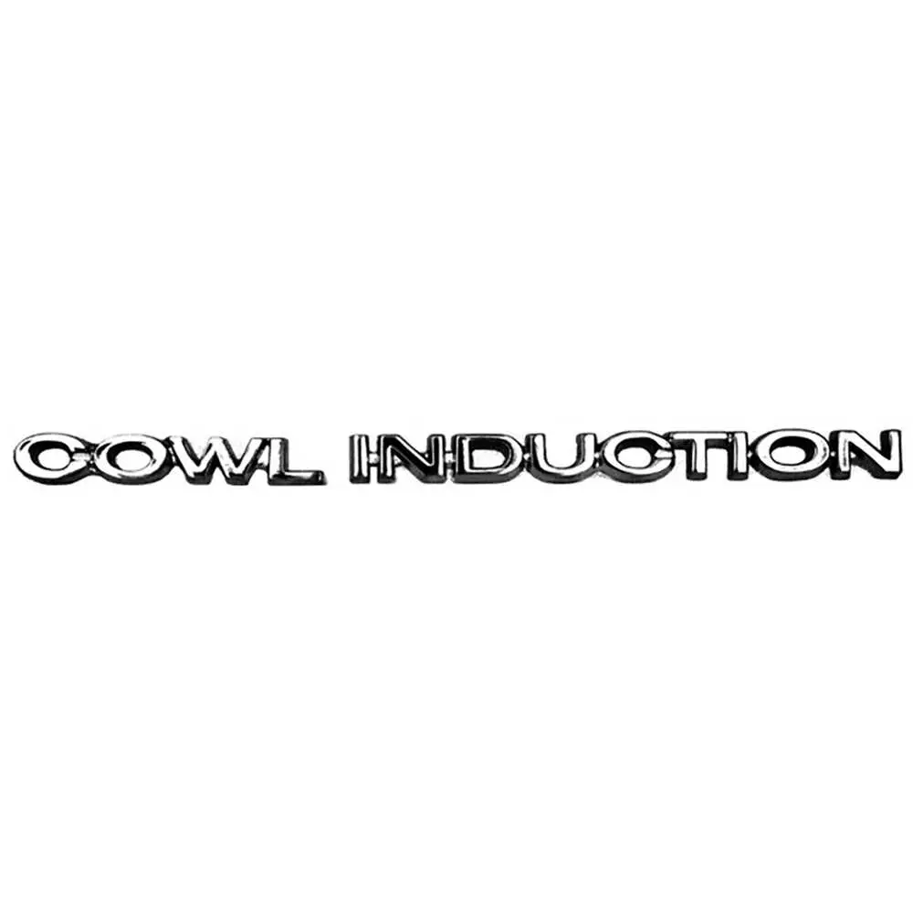 1967-1969 Chevrolet Chevelle Chrome Cowl Induction Emblem Set, 4 Pcs Right Side 