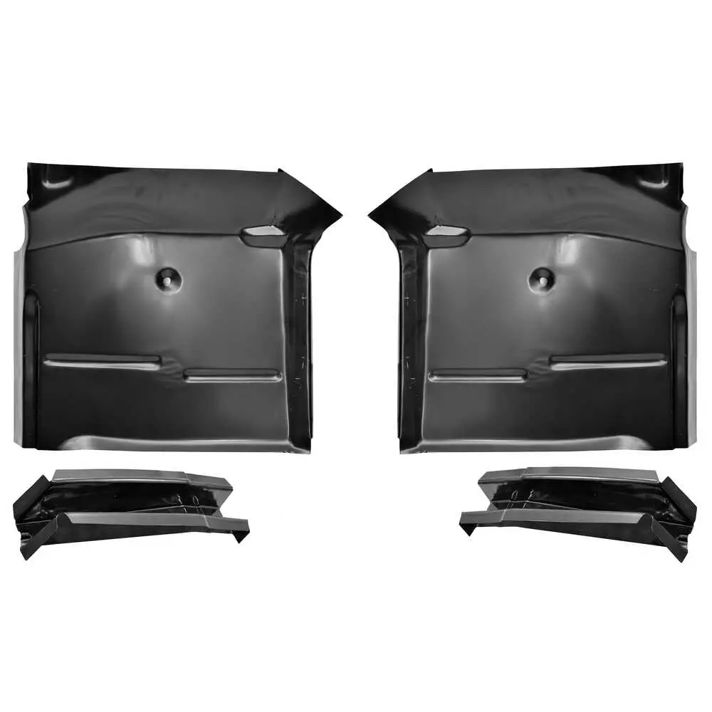 1967-1972 Chevrolet Suburban Front Cab Floor Pan Sections & Floor Supports Kit