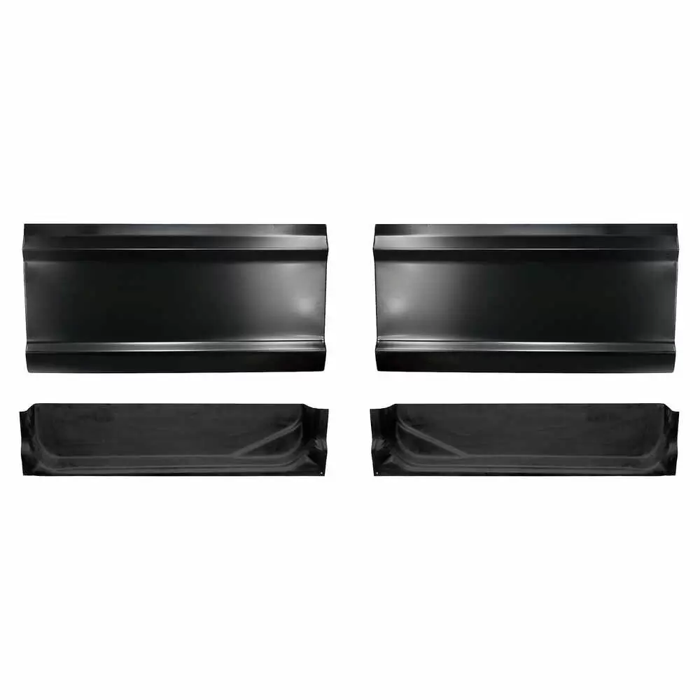 1967-1972 Ford F100 Pickup Truck Outer & Inner Door Bottom Skin Kit