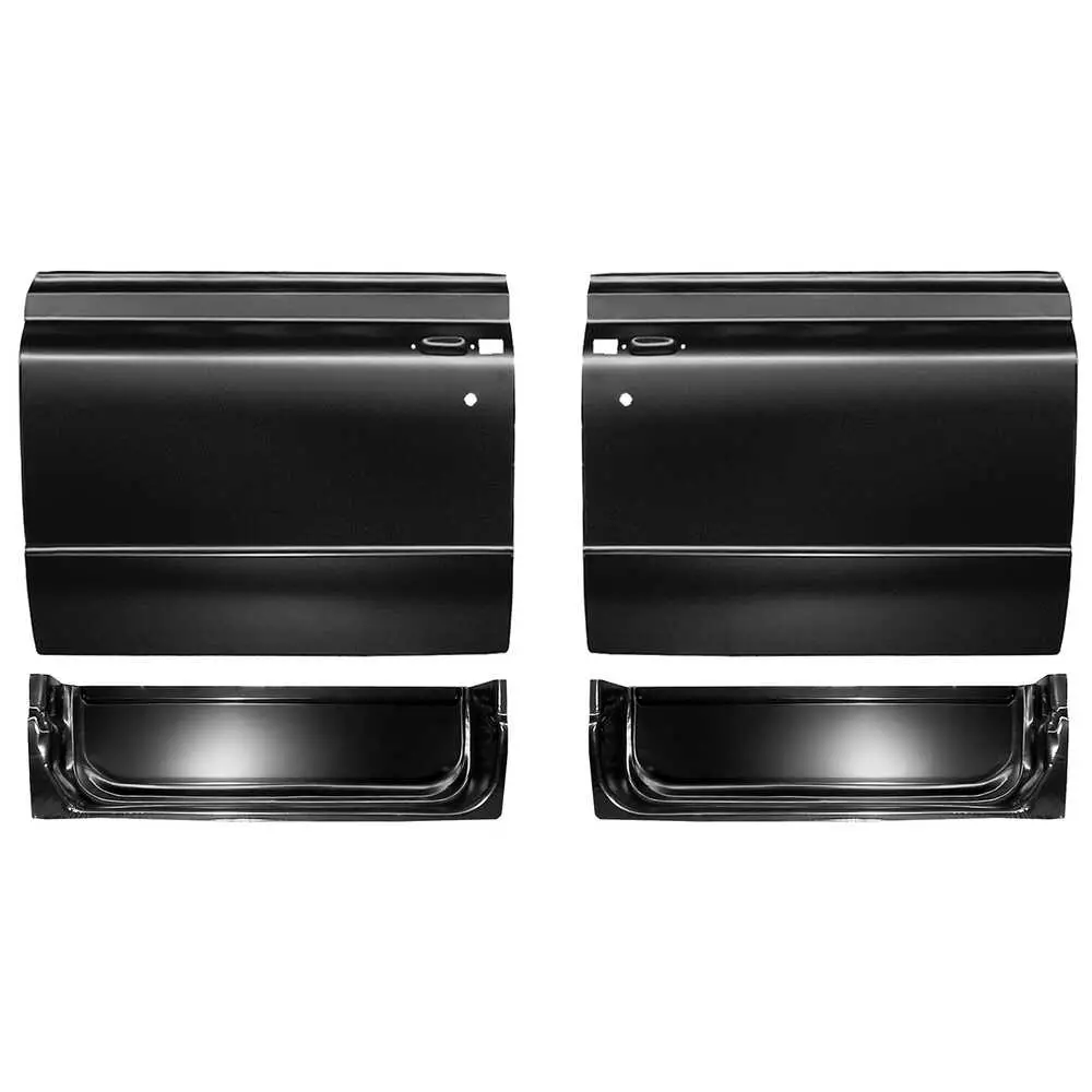 1967-1972 GMC Suburban Outer & Inner Door Bottom Skin Kit Factory Style