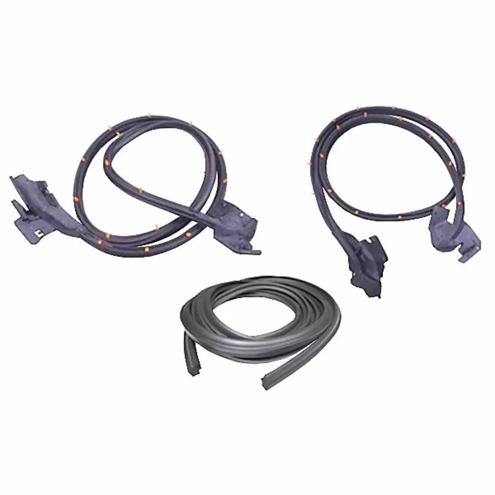 1968-1969 Pontiac Firebird Door Seal Weatherstrip & Trunk Seal Kit - Pair