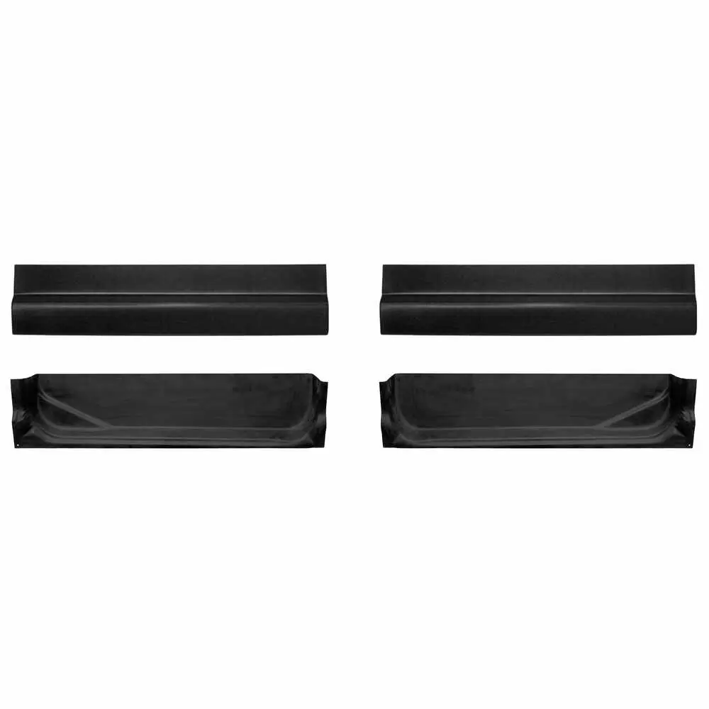 1969-1969 Ford F100 Pickup Truck Outer & Inner Front Door Bottom Skin Kit