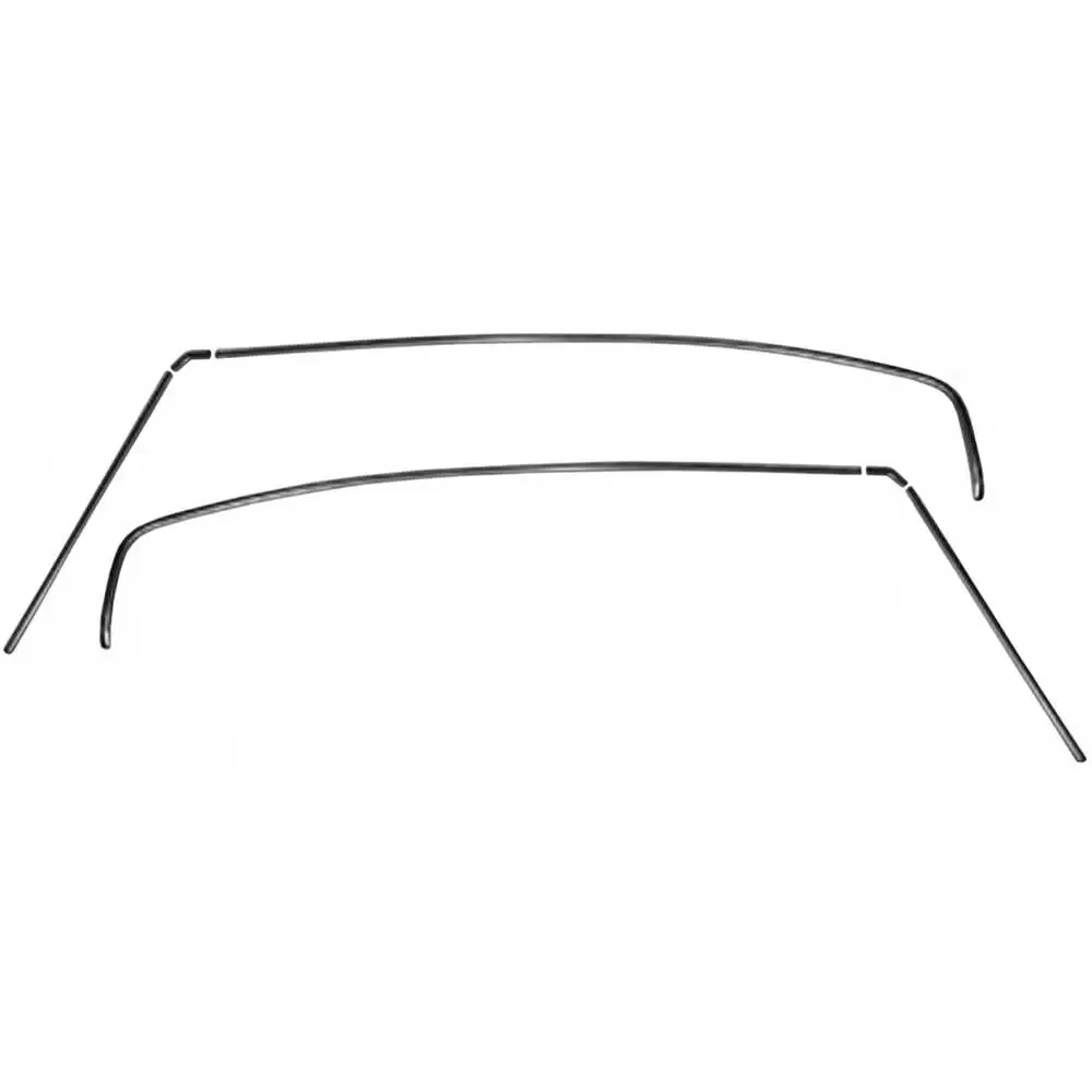 1970-1972 Buick Skylark Drip Rail Molding Set, 2DR