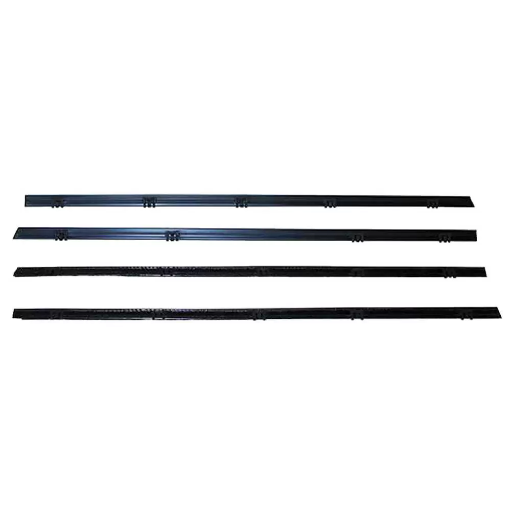 1971-1971 GMC Pickup Truck CK Inner & Outer Front Door Window Felt Sweep Belt Kit