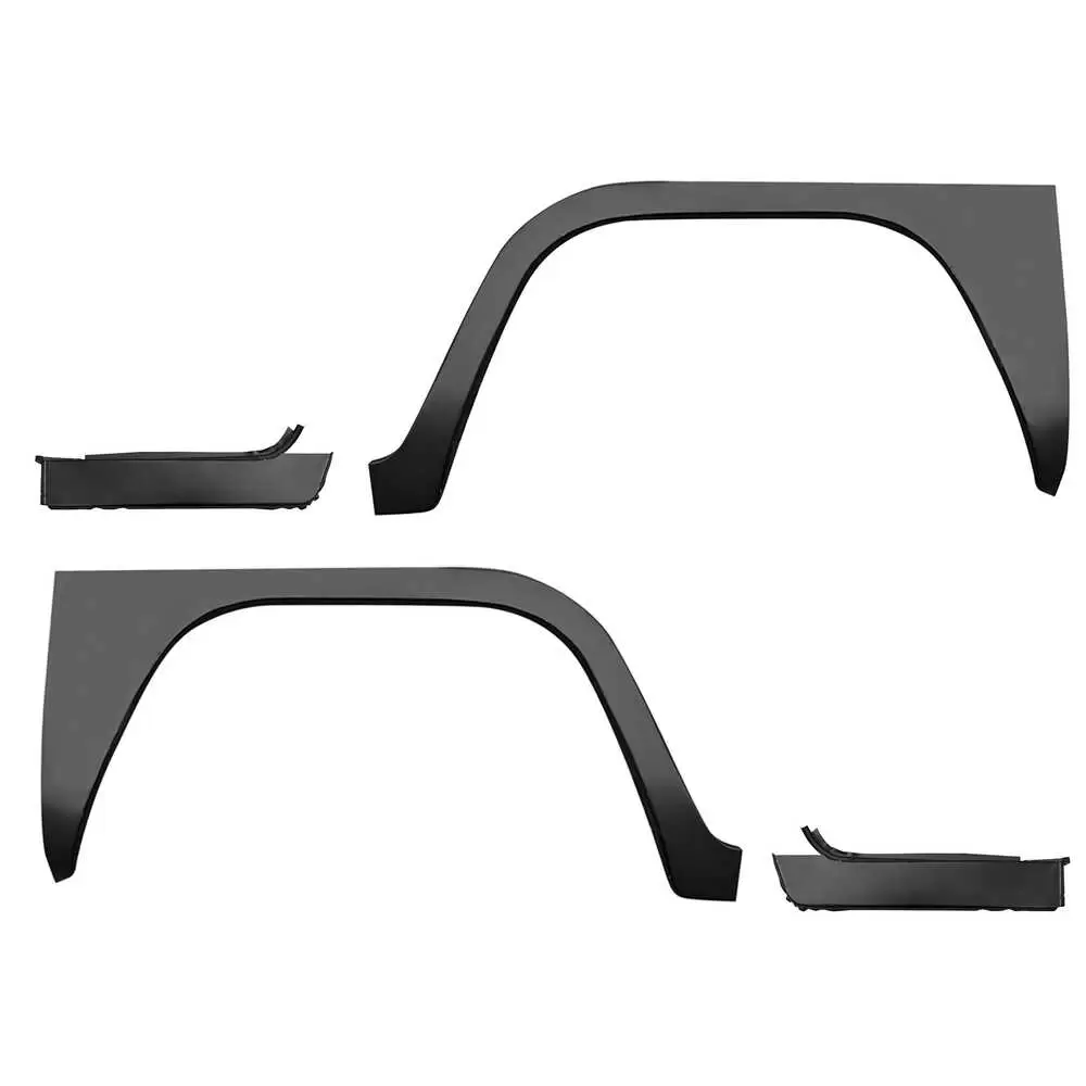 1971-1971 Volkswagen Bus T2 Left and Right Front & Rear Fender Section Kit