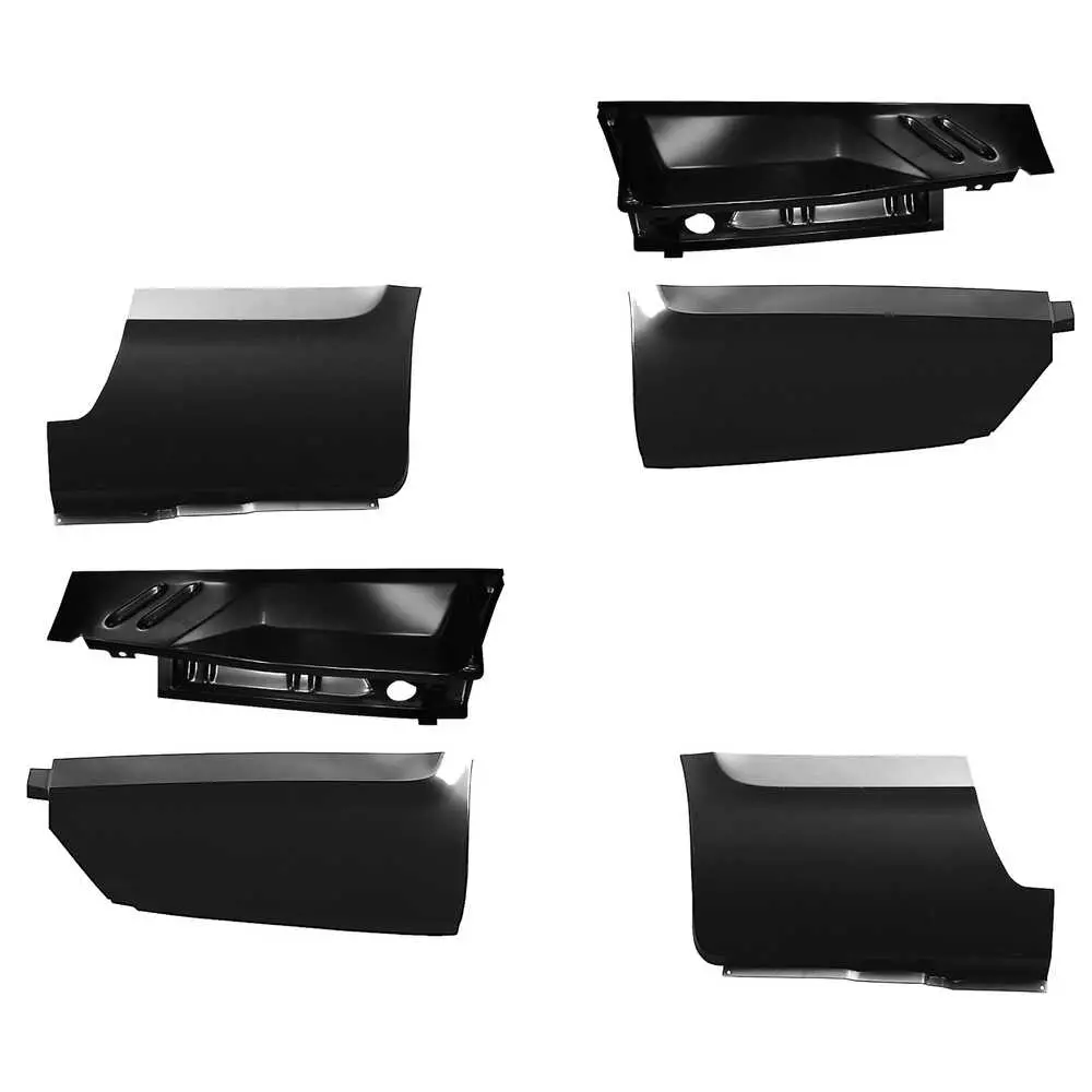 1971-1972 Plymouth Roadrunner Rear Quarter Lower Front and  Rear Section & Truck Floor
