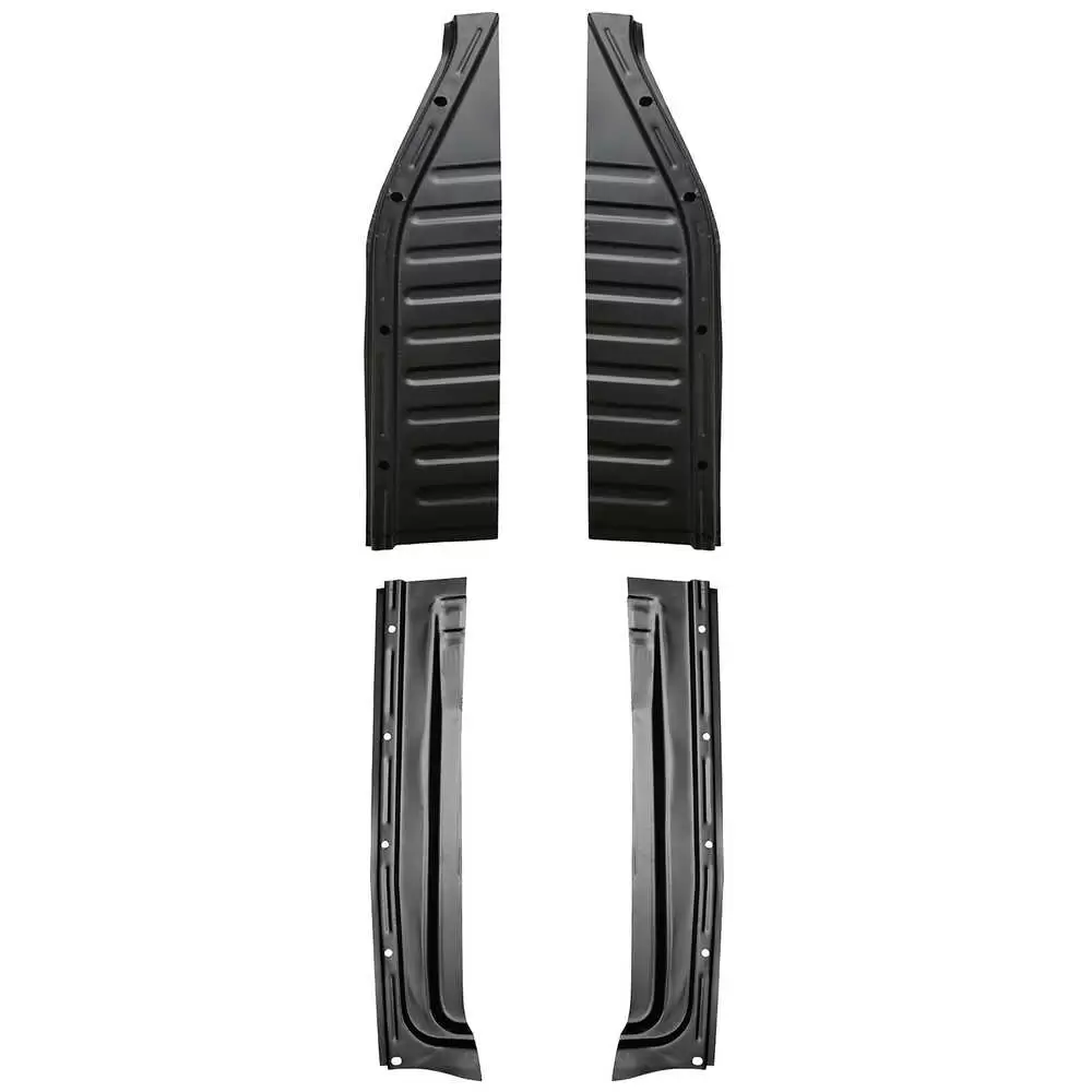 1971-1972 Volkswagen Super Beetle Front and Rear Left and Right Floor Panel Outer Section.
