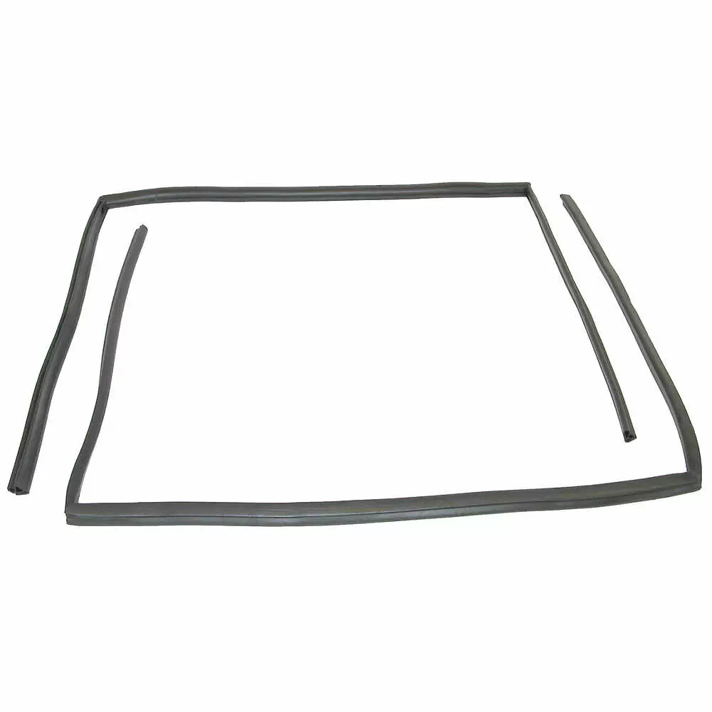 1972-1972 Ford Bronco Upper Door Seal Weatherstrip Kit with Molded Ends - Pair - Left and Right Side