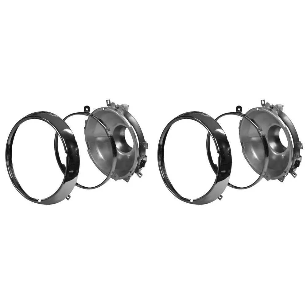 1972-1986 Jeep Cj6 7" Round Headlight Assembly