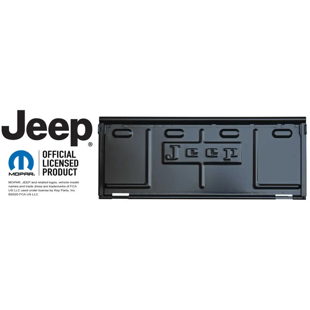 1973-1973 Jeep CJ5 Licensed Tailgate with "Jeep" Script
