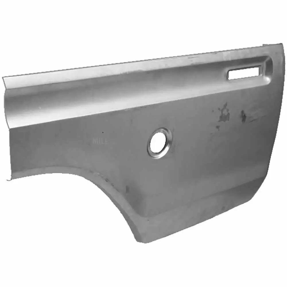 1973-1979 Ford F100 Pickup Truck Rear Bedside Half with Round Gas Filler Hole - 8' Bed