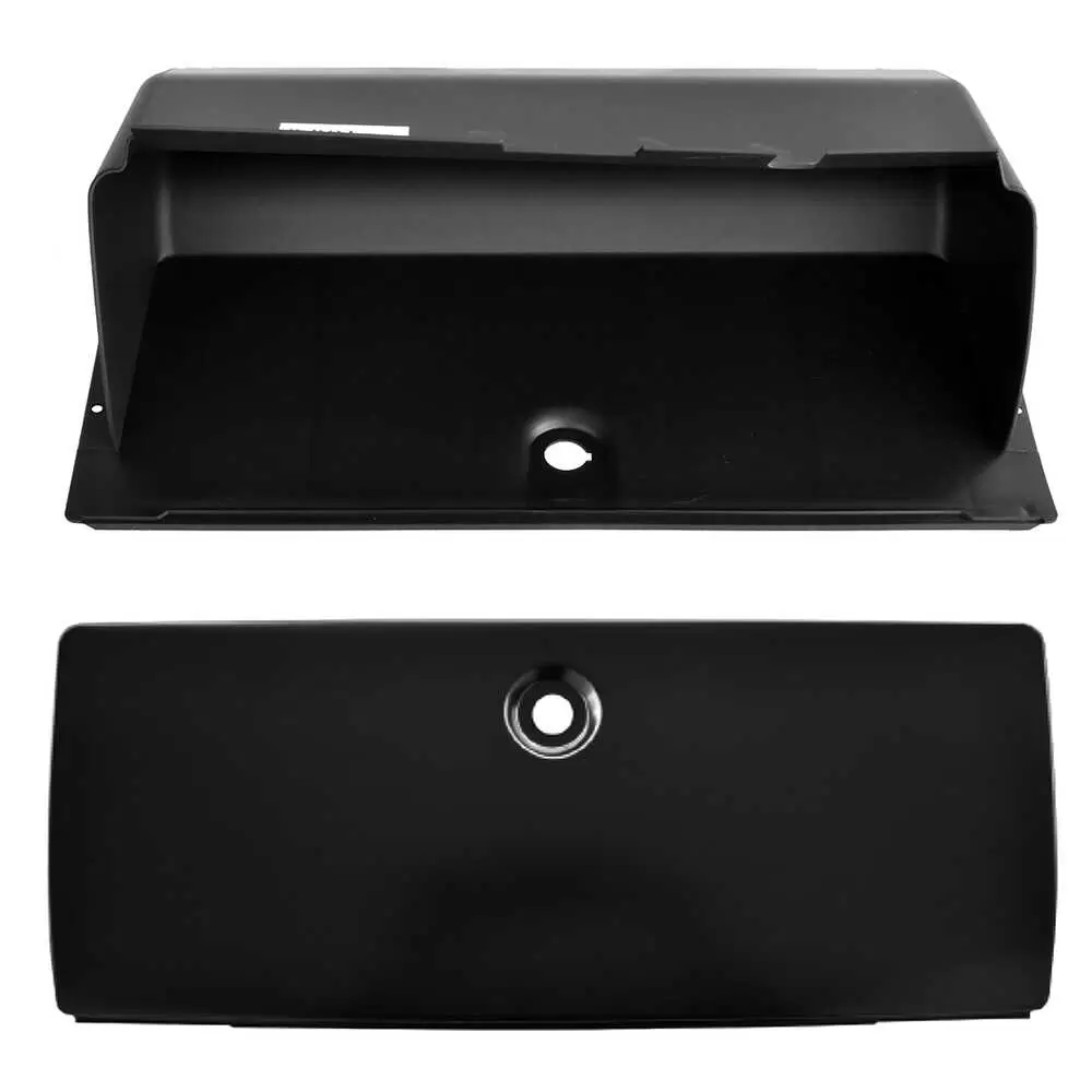 1973-1986 Chevrolet Pickup Truck CK Glove Box Door & Plastic Glove Box Liner without A/C