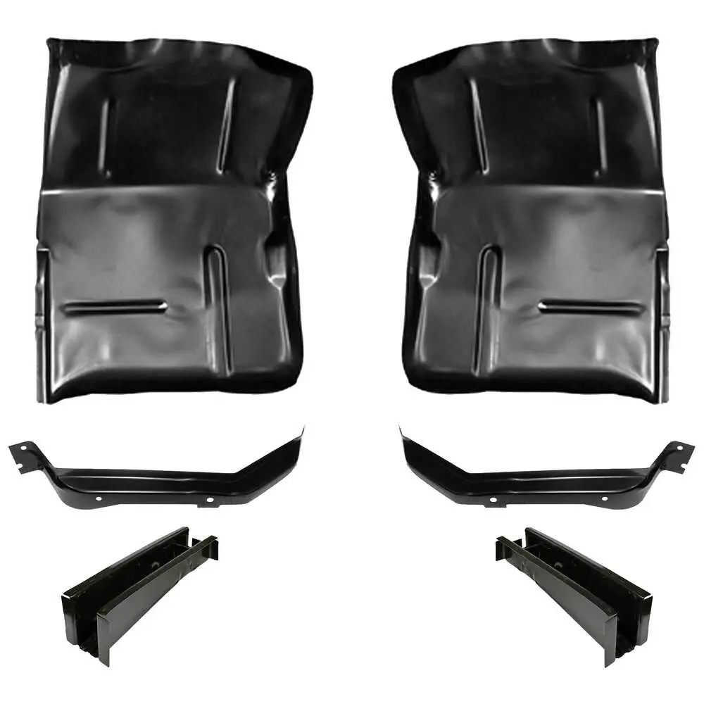 1973-1987 GMC Pickup Truck CK Cab Floor Pan Floor Brace & Floor Support Kit