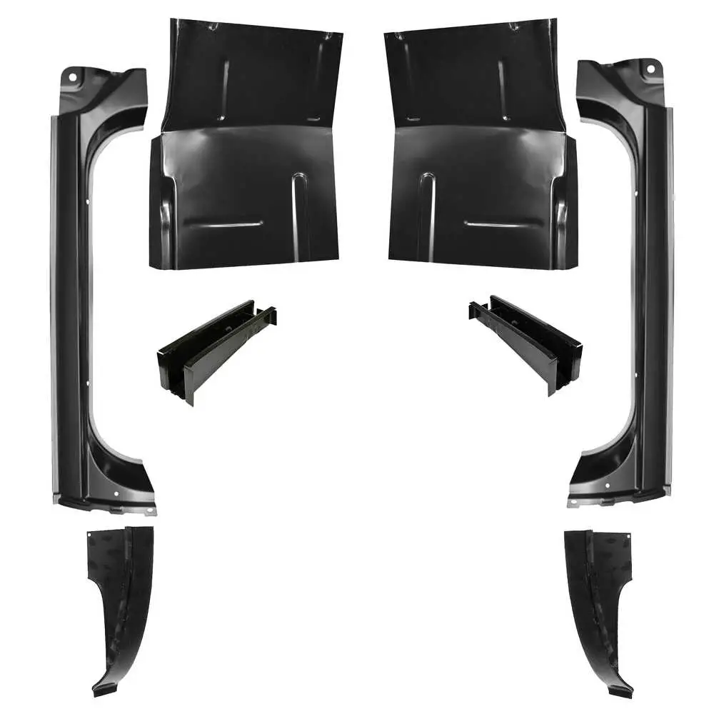 1973-1987 GMC Pickup Truck CK Rocker, Cab Corner, Floor Brace and Floor Panel Kit