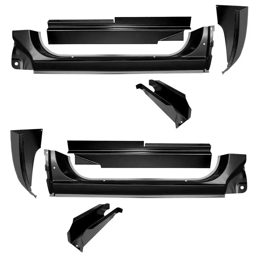 MCHP Passenger Side Cab Corner – Fits 1973-1987 Chevy/GMC Full-Size Pickup – Black, 30-Day Warranty