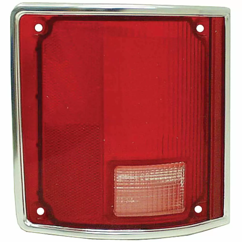 1973-1991 Chevrolet Suburban Rear Tail Light with Chrome Trim, driver side