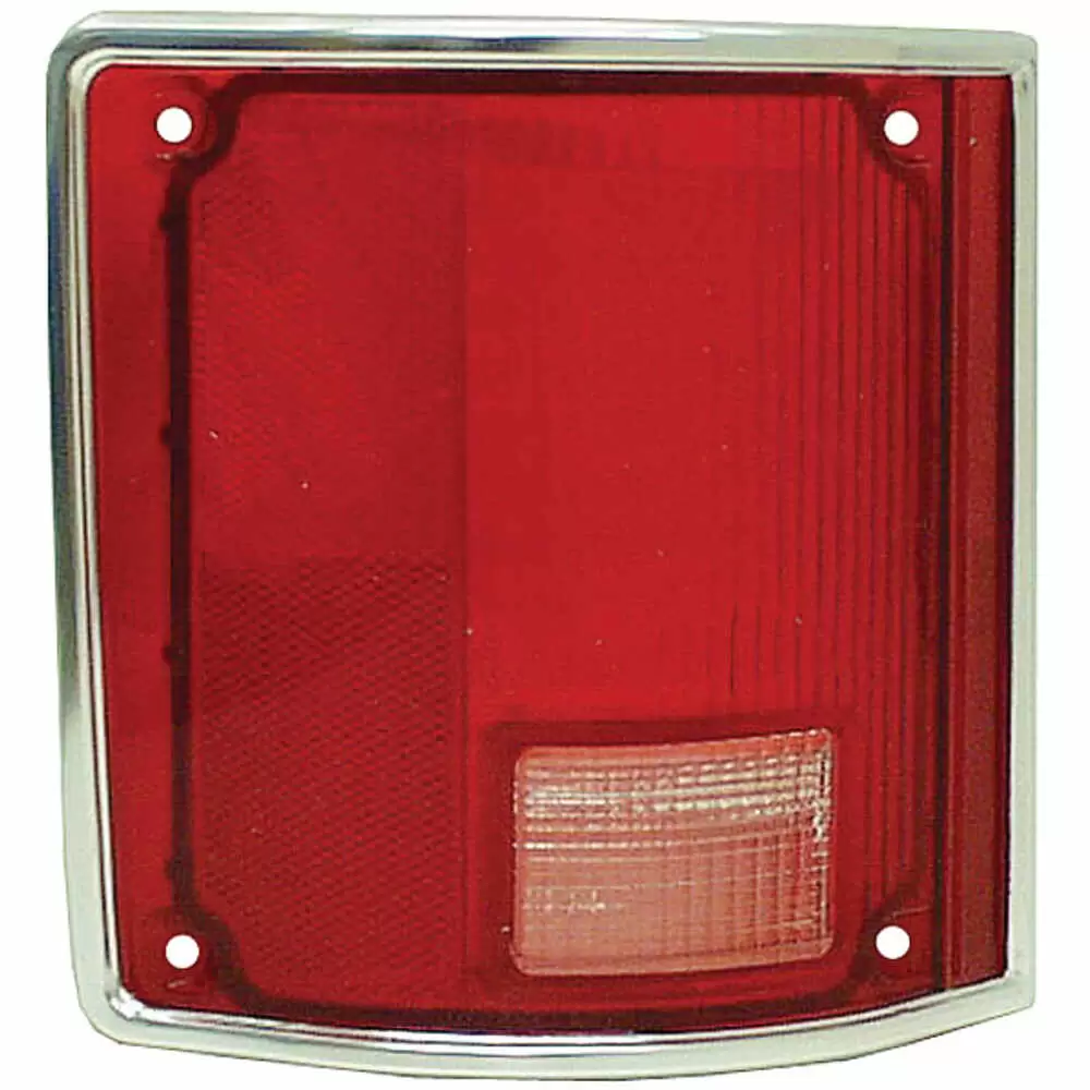 1973-1991 GMC Jimmy Rear Tail Light with Chrome Trim, driver side