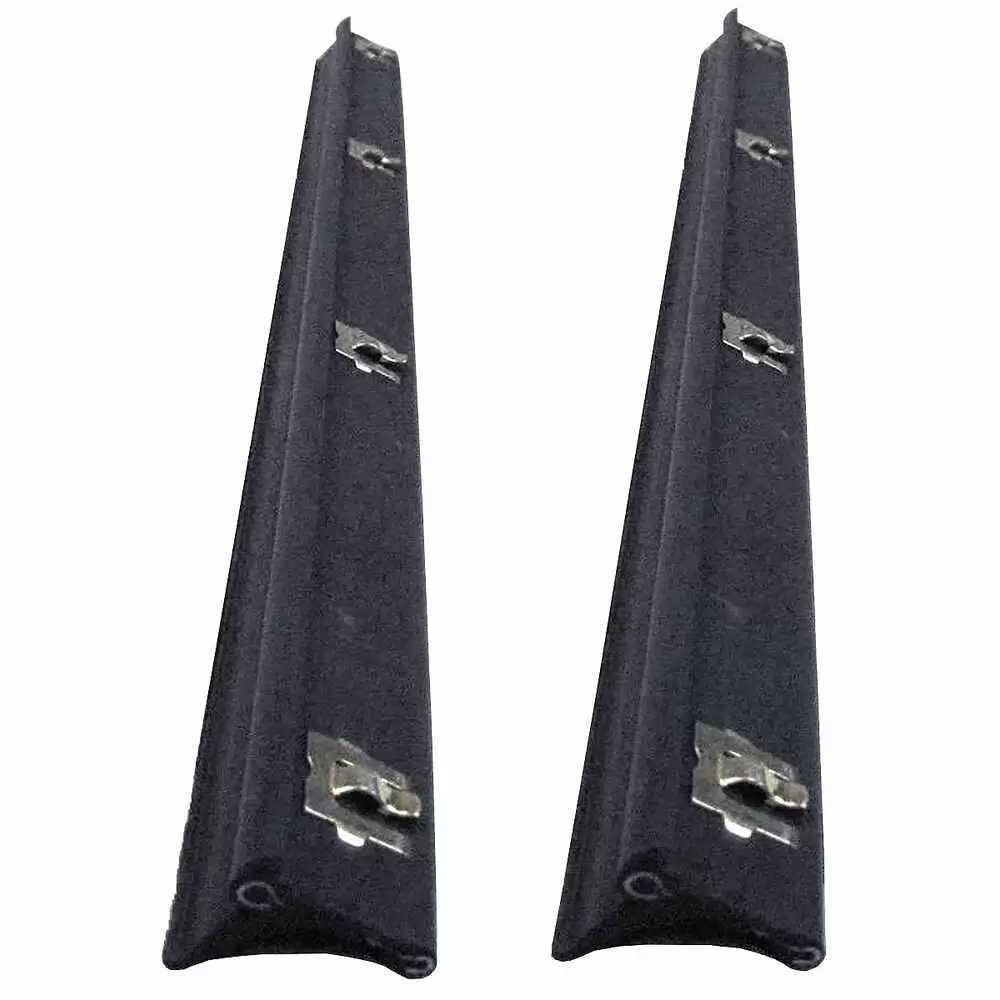 1974-1983 Jeep Cherokee SJ Front Door Outer Felt Window Sweep Belt Kit - Pair
