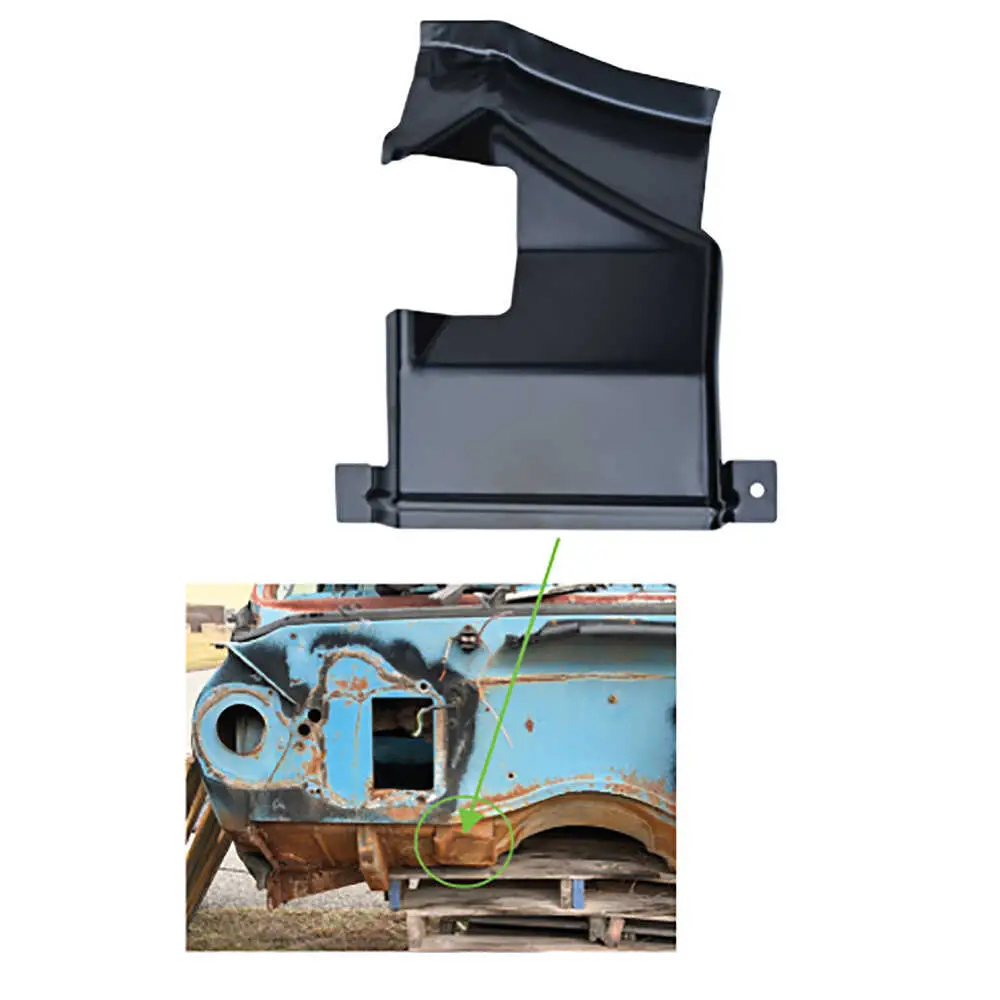 1975-1975 GMC Pickup Truck CK Floor Pan Forward Heat Shield
