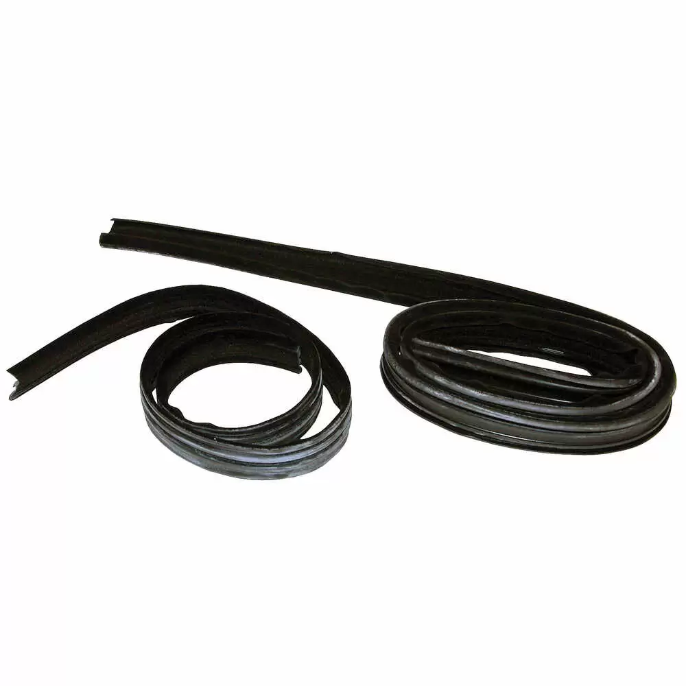 1975-1979 Ford F150 Pickup Truck Glass run window channel 2-piece kit, both pieces fit 1 door
