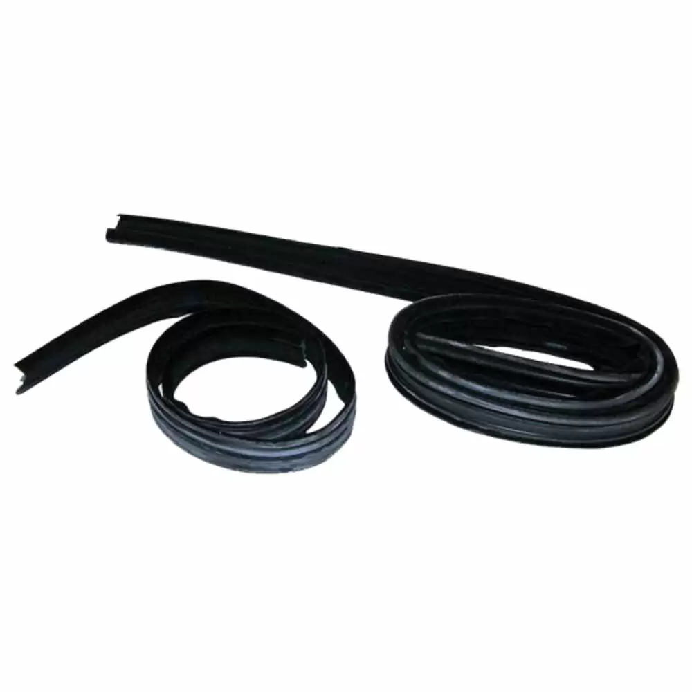 1975-1979 Ford F150 Pickup Truck Glass Run Window Channel & Felt Sweep Belt Kit