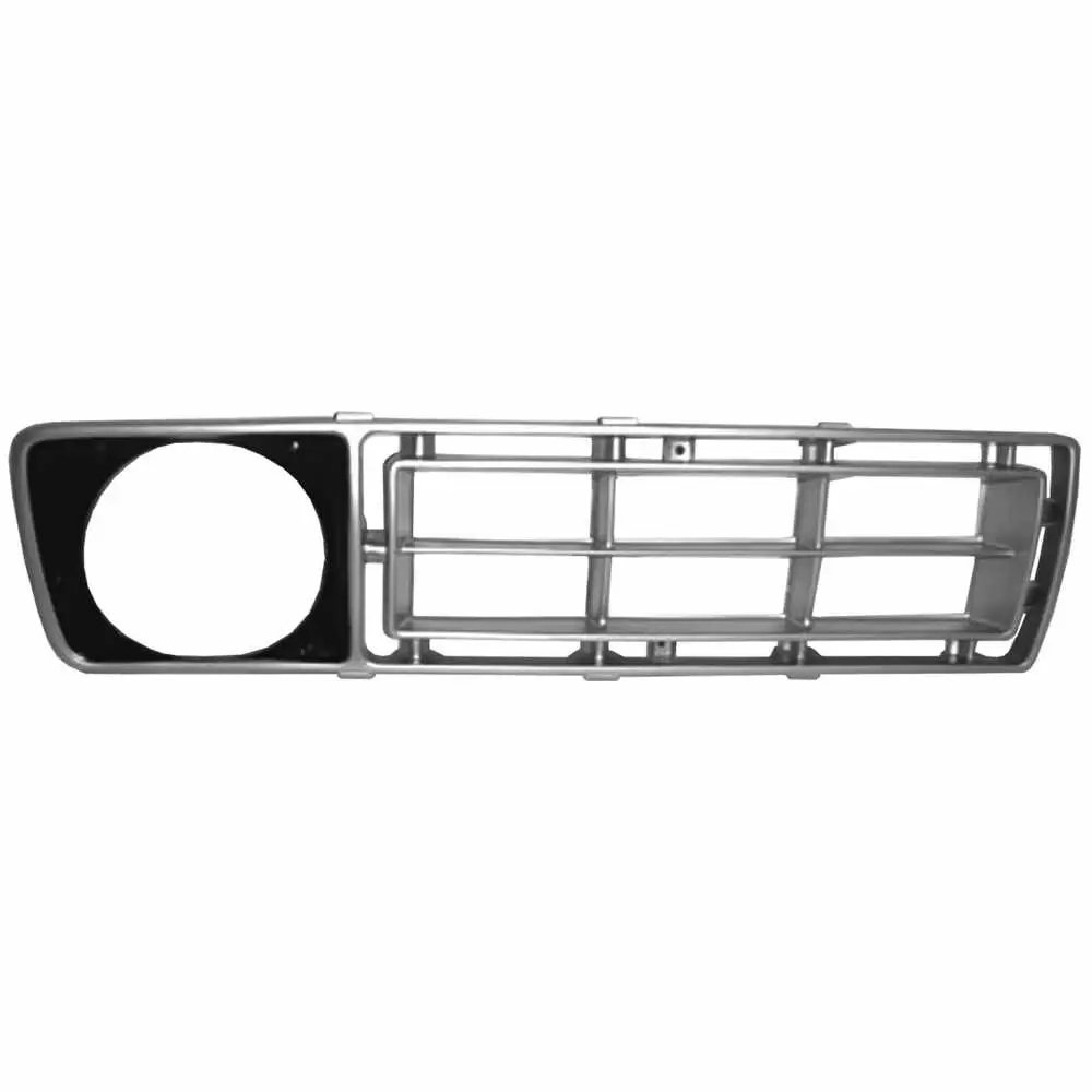 1976-1977 Ford F100 Pickup Truck Grille - Argent / Black - Left side