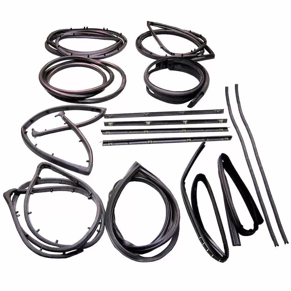 1976-1986 Jeep CJ7 15 Piece Weatherstrip Kit for Jeep with Stationary Vent