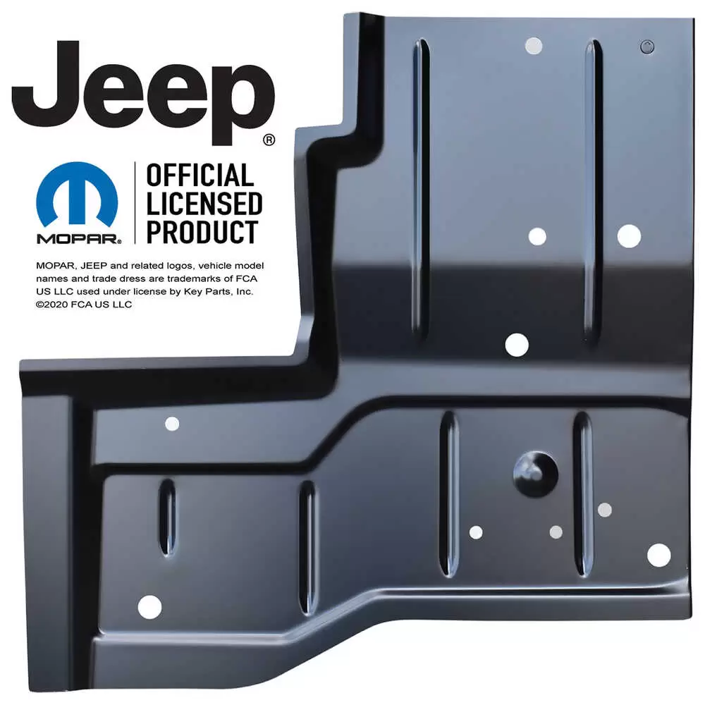 1976-1986 Jeep CJ7 Rear Floor Pan - OE Style - Right Side